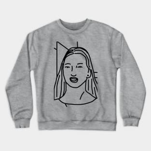 Distracted Boyfriend Meme the Distraction Outline Crewneck Sweatshirt